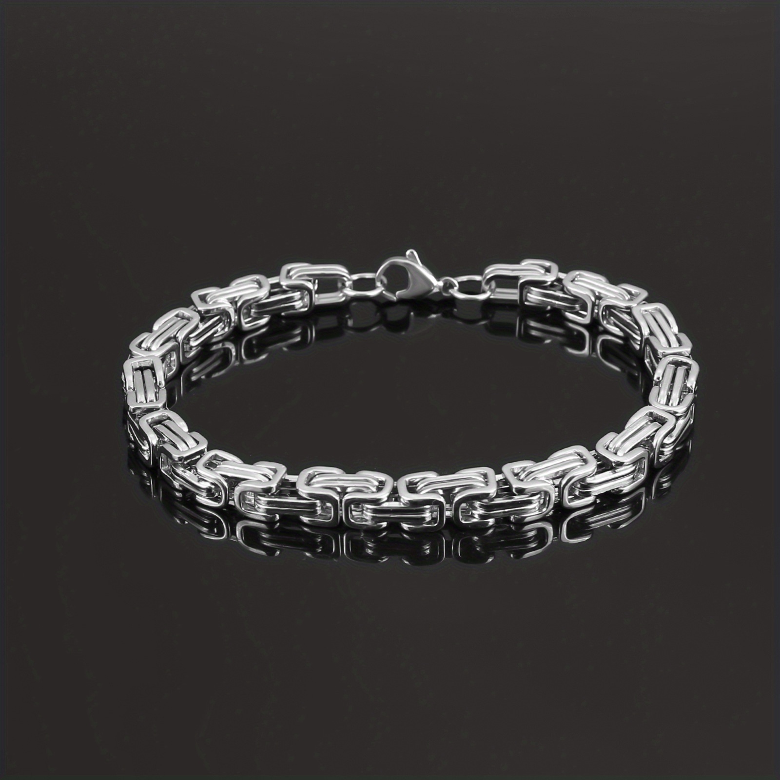 Men's Stainless Steel Emperor Chain Necklace, Fashionable